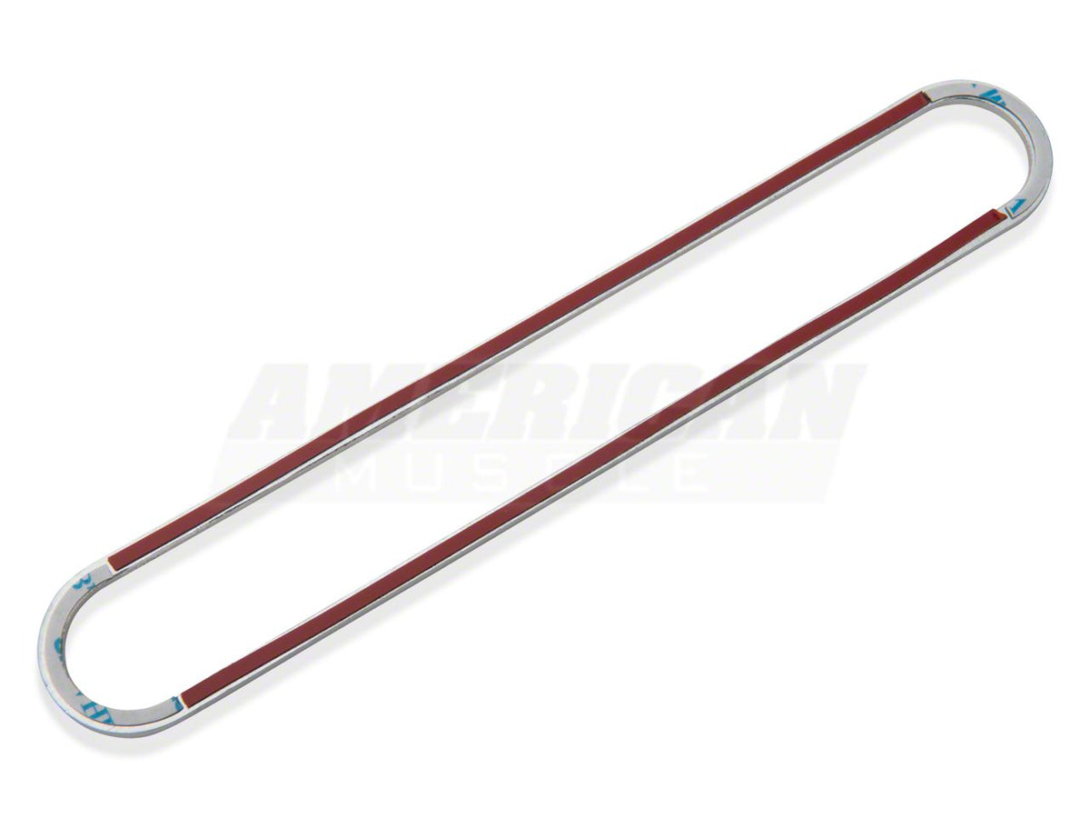 Speedform Modern Billet Dash Button Bezel; Satin (05-09 Mustang)