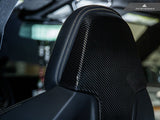 AutoTecknic Dry Carbon Seat Back Cover Set - BMW G87 M2