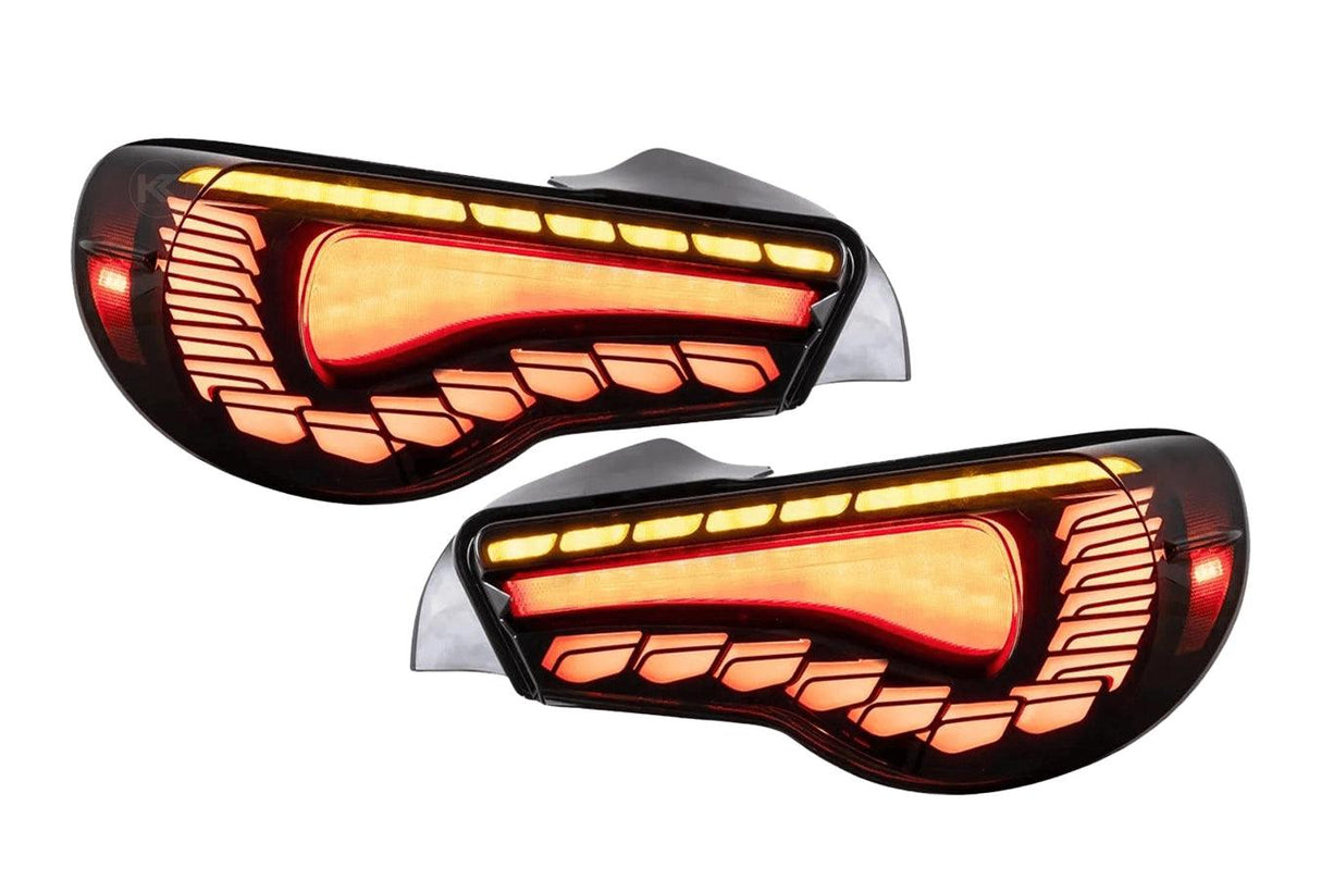 Scion FR-S Subaru BRZ Toyota 86 GT86 FT86 GTS Style LED Tail Lights (2012-2020) - K2 Industries