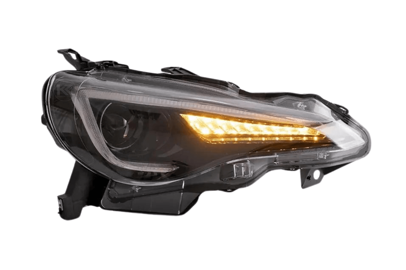 Scion FR-S Subaru BRZ Toyota GT86 1st Gen (ZN6/ZC6) Black Dual Beam Projector Headlights (2012-2021) - K2 Industries