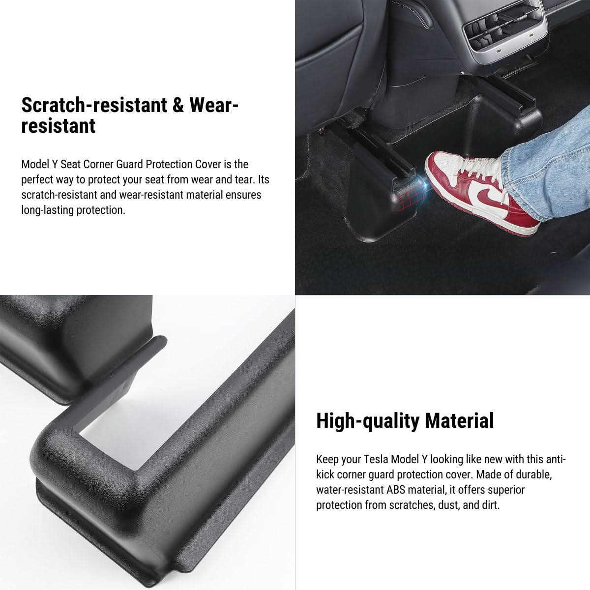 Seat Corner Protection Anti-kick for Tesla Model Y 2021-2025.03