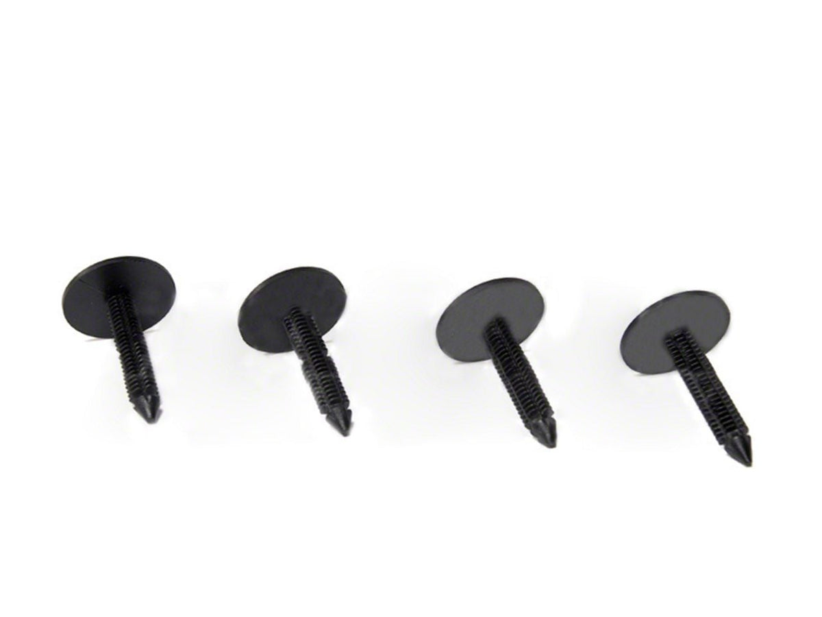SpeedForm Rear Seat Delete Kit; Black (05-14 Mustang Coupe)