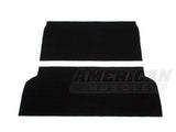 SpeedForm Rear Seat Delete Kit; Black (94-98 Mustang Coupe)