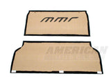 SpeedForm Rear Seat Delete Kit; Black (94-98 Mustang Coupe)