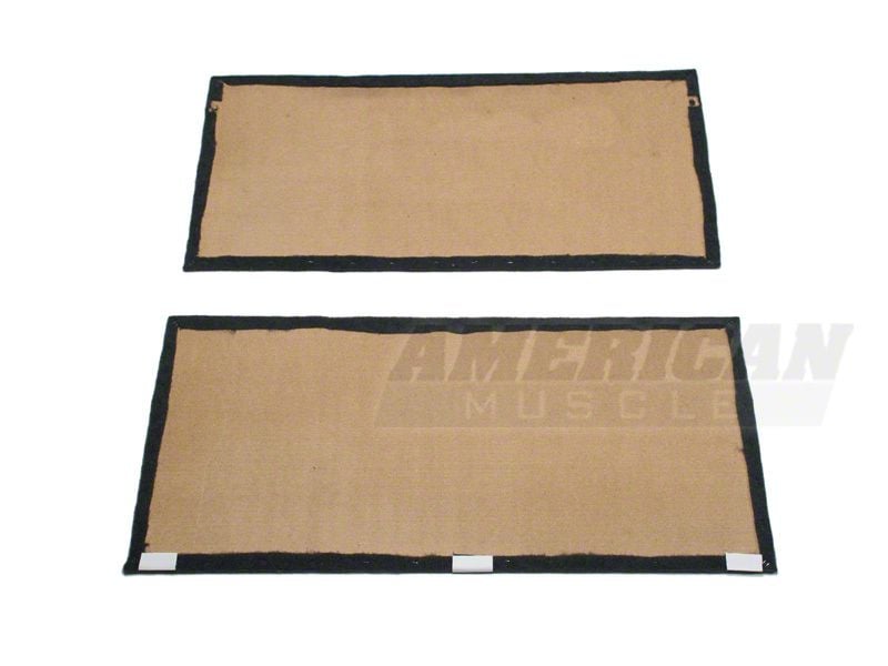 SpeedForm Rear Seat Delete Kit; Charcoal (99-04 Mustang Convertible)