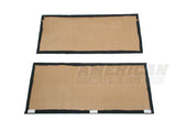 SpeedForm Rear Seat Delete Kit; Charcoal (99-04 Mustang Convertible)