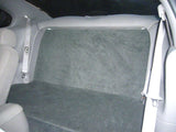 SpeedForm Rear Seat Delete Kit; Charcoal (99-04 Mustang Convertible)