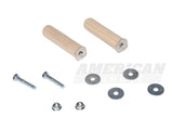 SpeedForm Rear Seat Delete Kit; Charcoal (99-04 Mustang Convertible)