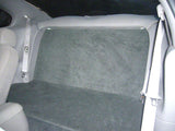 SpeedForm Rear Seat Delete Kit; Charcoal (99-04 Mustang Coupe)