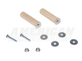 SpeedForm Rear Seat Delete Kit; Charcoal (99-04 Mustang Coupe)