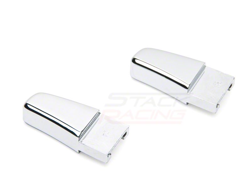 SpeedForm Modern Billet Seat Release Levers; Chrome (05-09 Mustang)