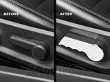 SpeedForm Modern Billet Seat Tilt Lever Covers; Chrome (05-14 Mustang)