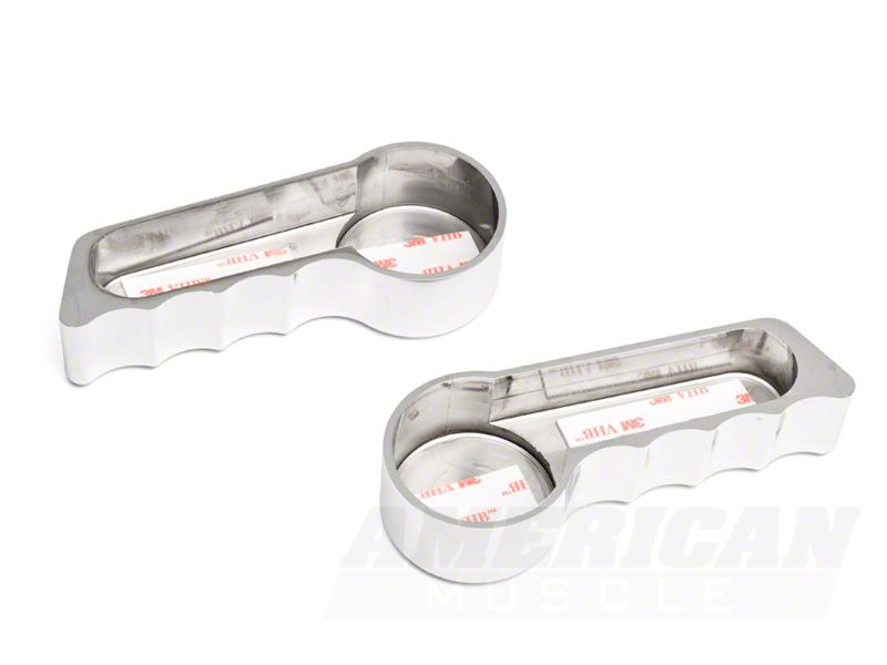 SpeedForm Modern Billet Seat Tilt Lever Covers; Chrome (05-14 Mustang)