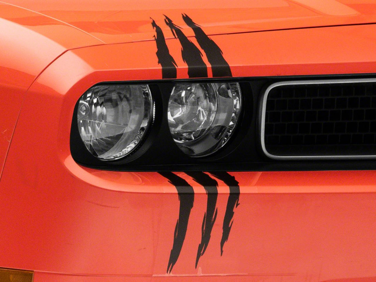 SEC10 Claw Marks; Matte Black (Universal; Some Adaptation May Be Required)