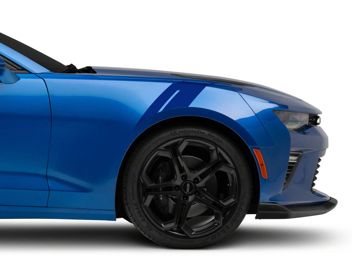 SEC10 Hash Marks; Blue (10-24 Camaro)