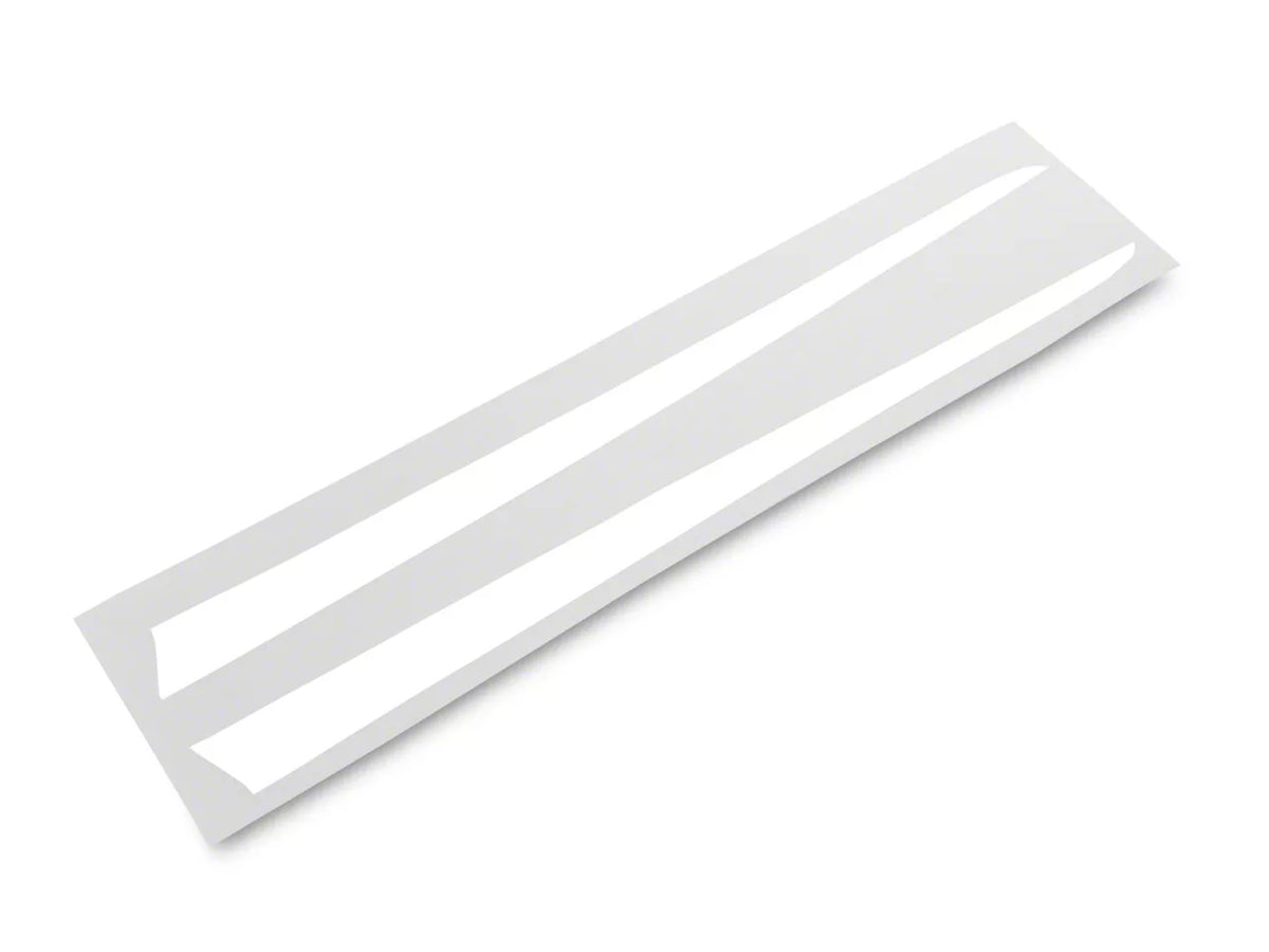 SEC10 Hood Stripe; White (10-24 Camaro)