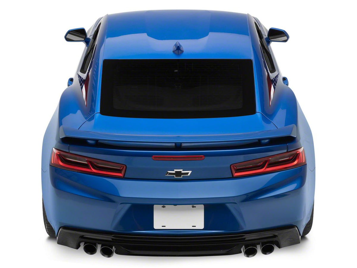 SEC10 Sail Panel Printed Decals; Real Flag (10-24 Camaro Coupe)