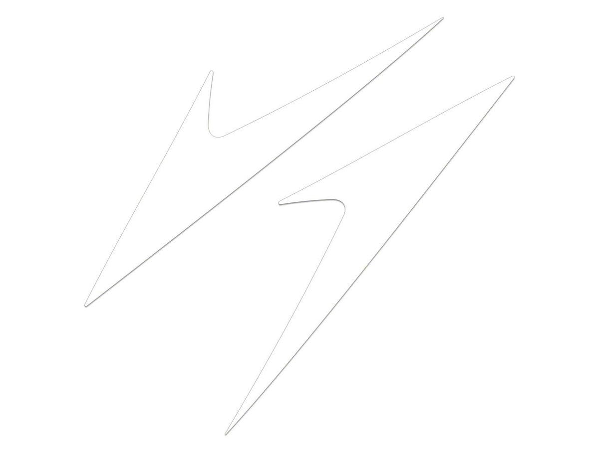 SEC10 Sail Panel Decals; White (10-24 Camaro Coupe)