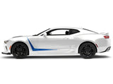 SEC10 Side Accent Stripes; Blue (10-24 Camaro)