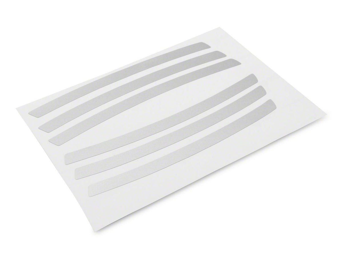 SEC10 Side Body Inserts; Silver (10-24 Camaro)
