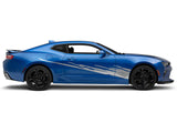 SEC10 Side Splash Decals; Silver (10-24 Camaro)
