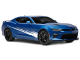 SEC10 Side Splash Decals; White (10-24 Camaro)