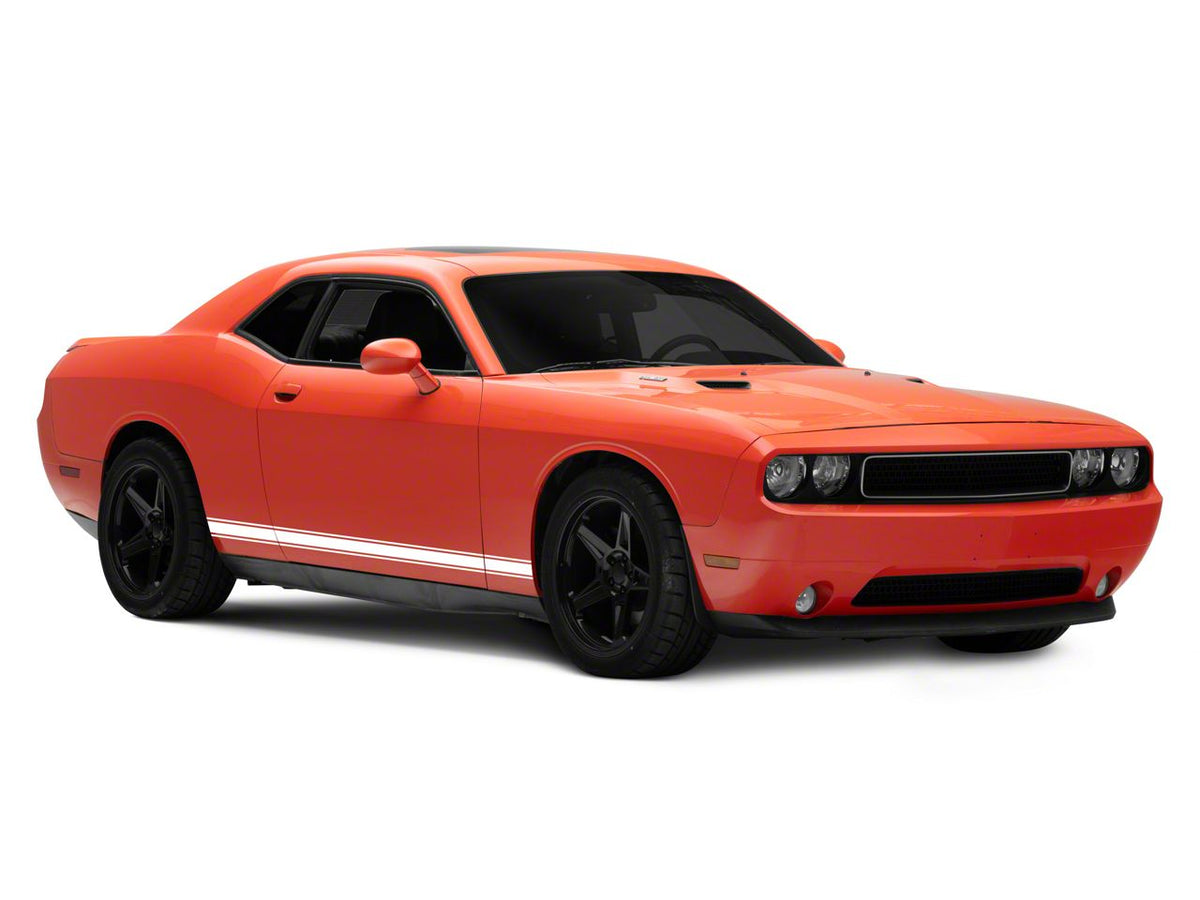 SEC10 Plain Rocker Stripes; White (08-23 Challenger)