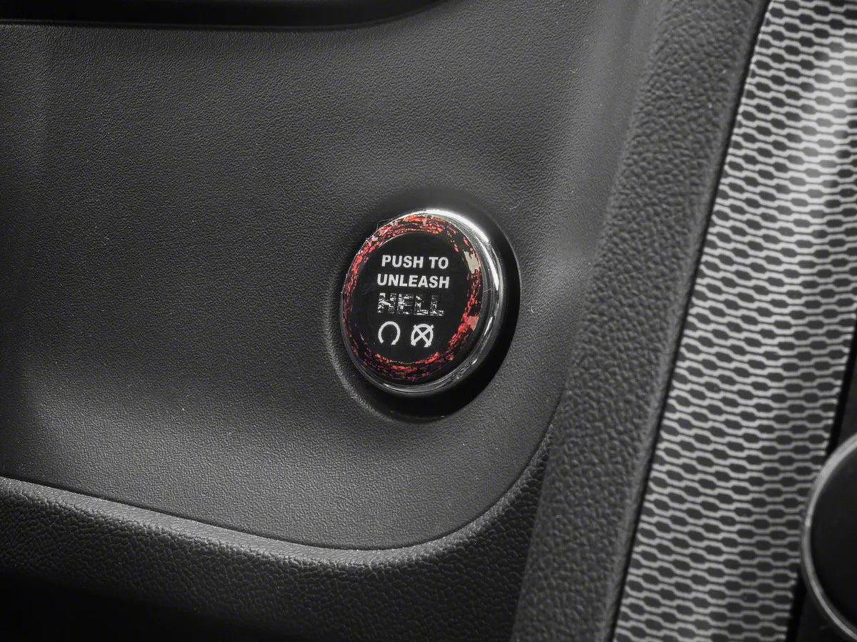 SEC10 Push Button Start Printed Decal (08-14 Challenger)