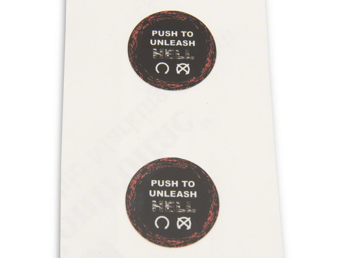 SEC10 Push Button Start Printed Decal (08-14 Challenger)