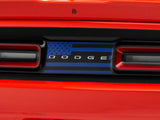 SEC10 Trunk Flag Decal; Blue (08-23 Challenger)