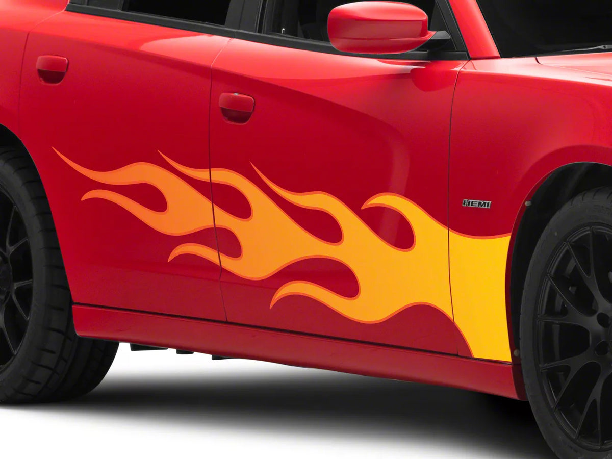 SEC10 Flame Door Printed Graphic (06-23 Charger)
