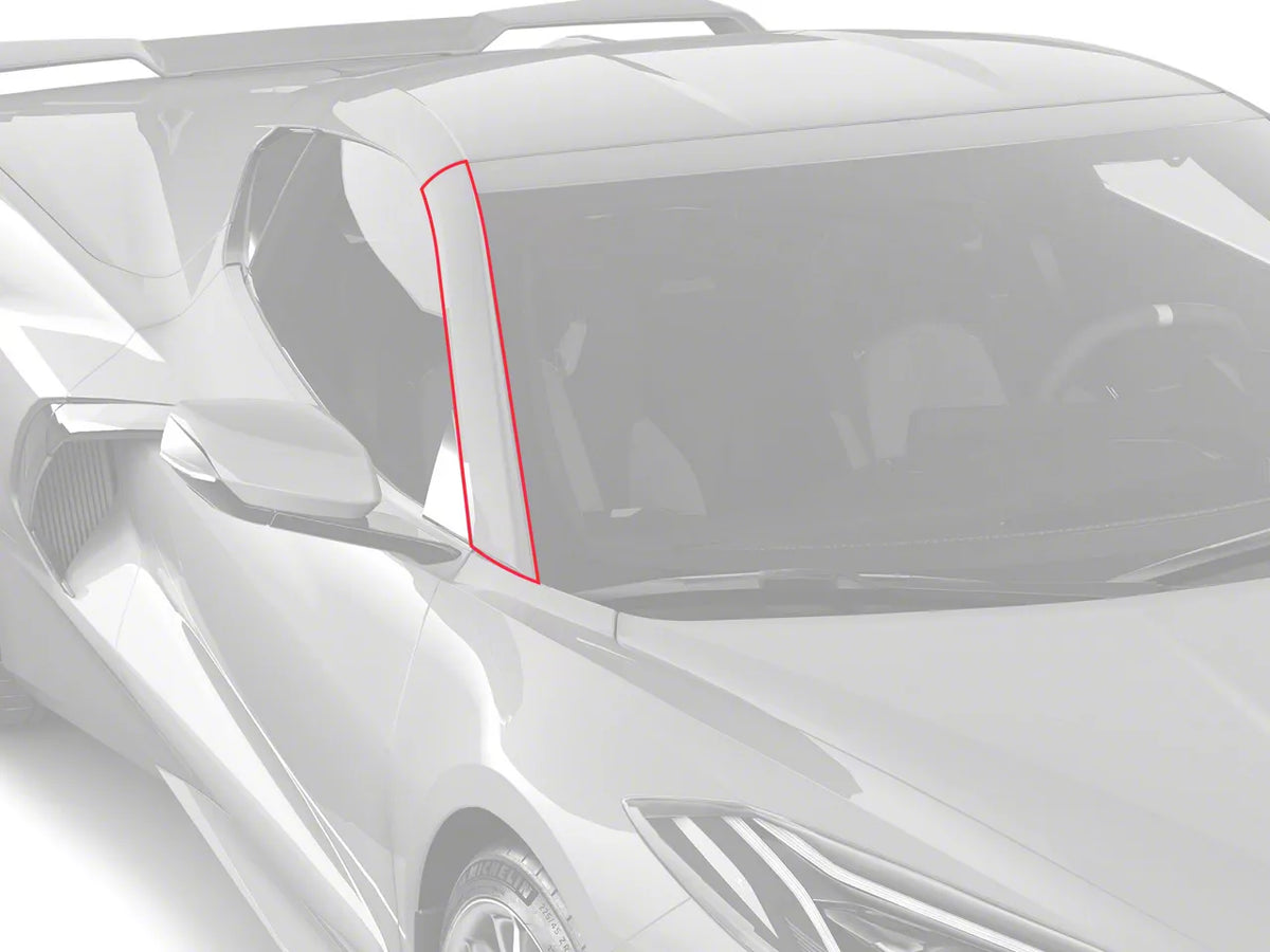 SEC10 A-Pillar Paint Protection Film (20-26 Corvette C8)