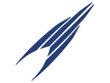 SEC10 Hash Marks; Blue (20-26 Corvette C8)