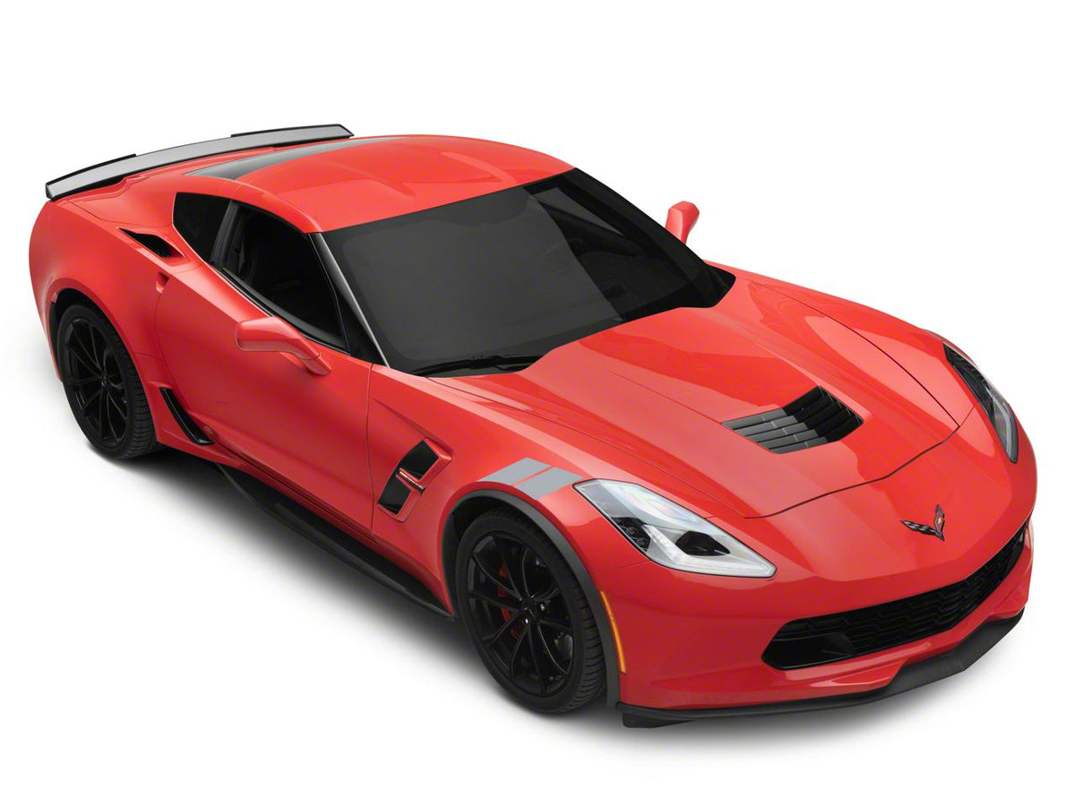 SEC10 Hash Marks; Silver (05-13 Corvette C6)