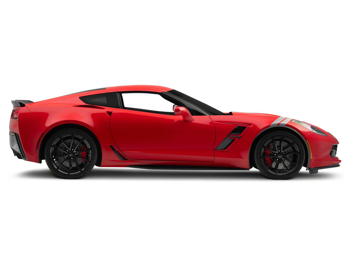 SEC10 Hash Marks; Silver (14-19 Corvette C7)