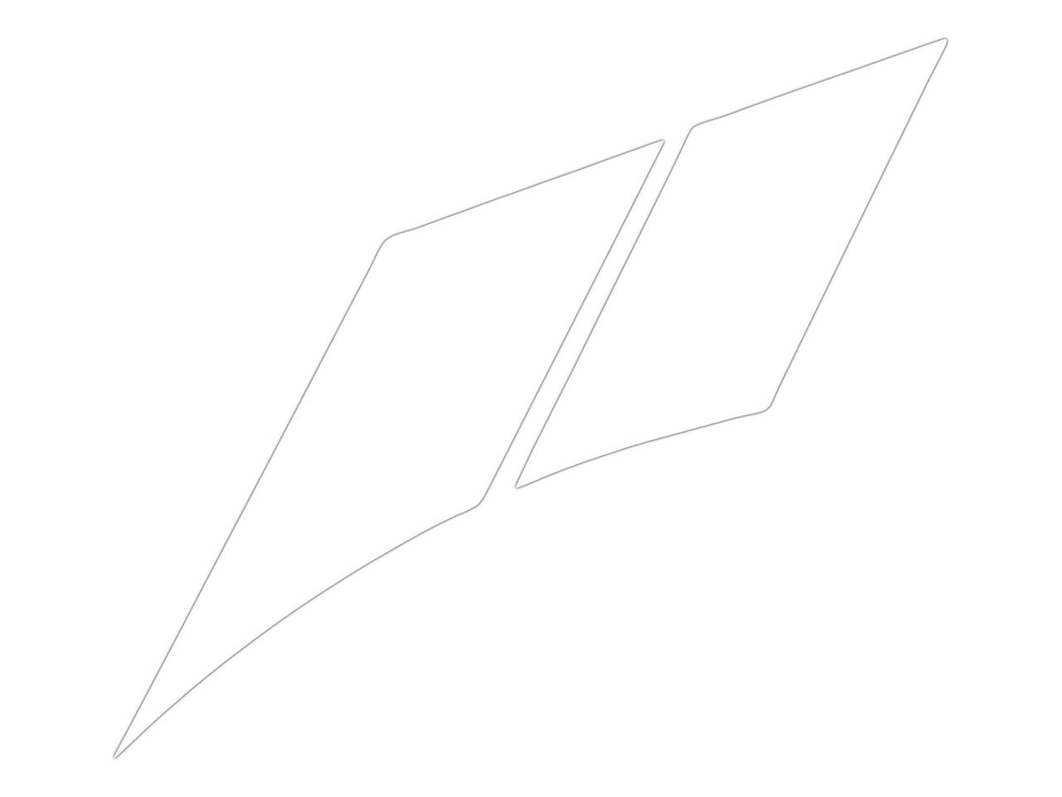 SEC10 Hash Marks; White (05-13 Corvette C6)