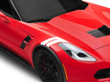 SEC10 Hash Marks; White (14-19 Corvette C7)