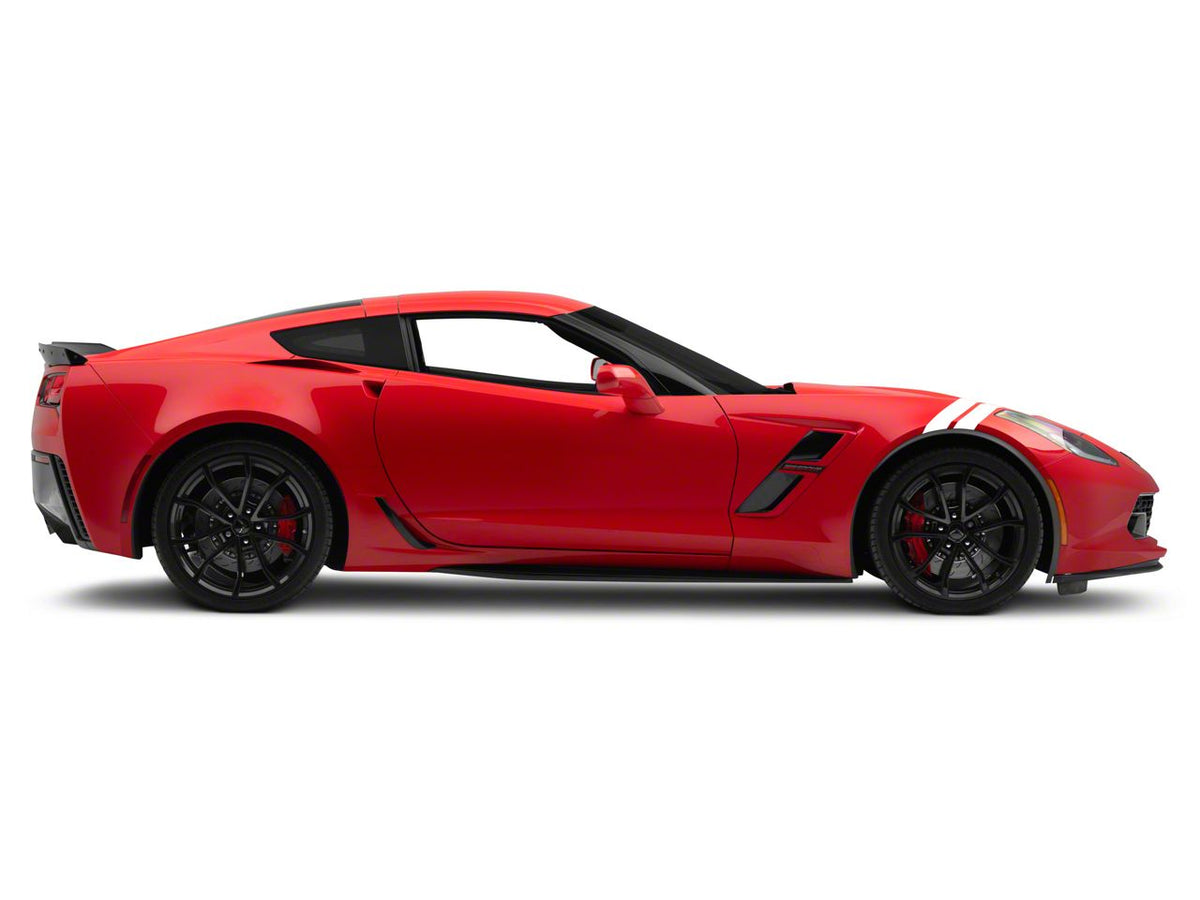 SEC10 Hash Marks; White (14-19 Corvette C7)