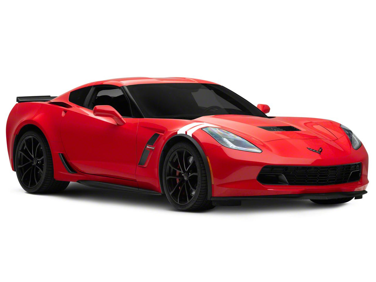 SEC10 Hash Marks; White (14-19 Corvette C7)