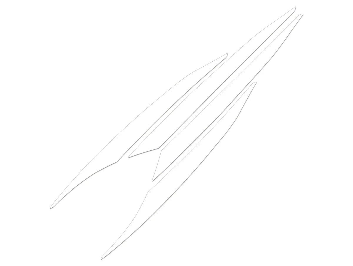 SEC10 Hash Marks; White (20-26 Corvette C8)