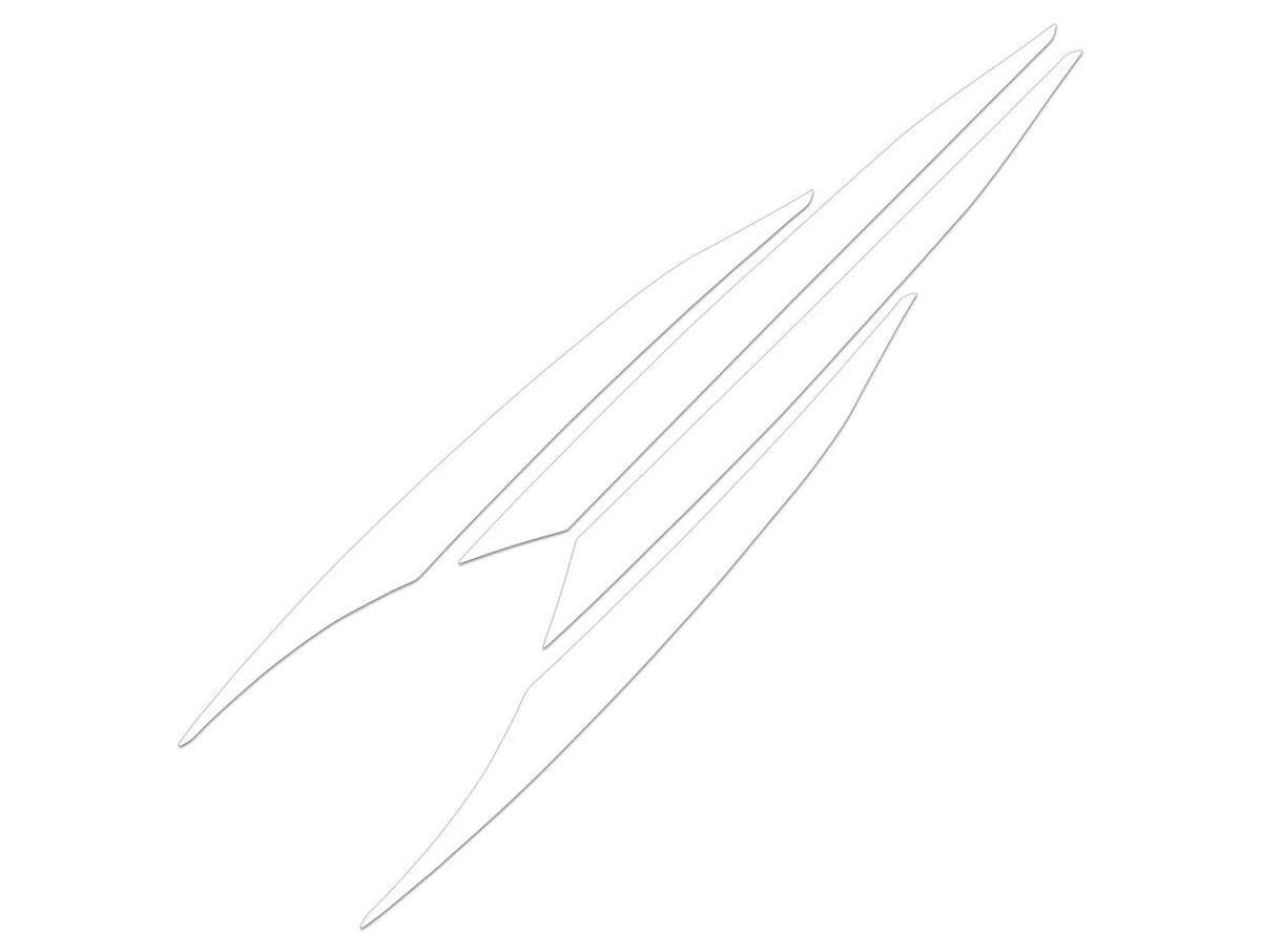 SEC10 Hash Marks; White (20-26 Corvette C8)