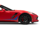 SEC10 Side Accent Decals; Blue (14-19 Corvette C7)