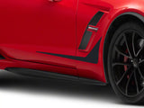 SEC10 Side Accent Decals; Matte Black (14-19 Corvette C7)