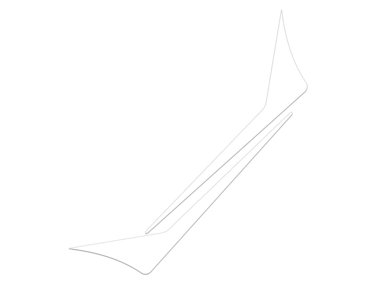 SEC10 Side Accent Decals; White (14-19 Corvette C7)