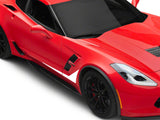 SEC10 Side Accent Decals; White (14-19 Corvette C7)