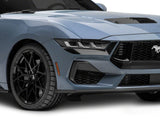 SEC10 Below Headlight Accent Decal; Gloss Black (24-26 Mustang, Excluding Dark Horse)
