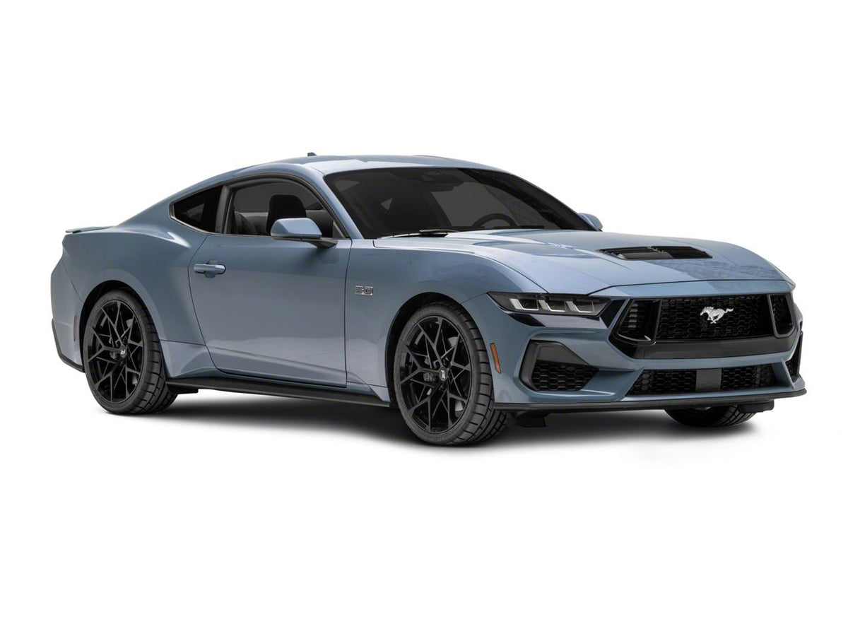 SEC10 Below Headlight Accent Decal; Gloss Black (24-26 Mustang, Excluding Dark Horse)