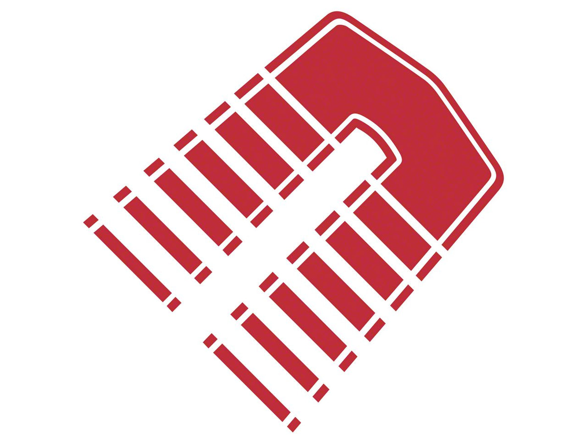 SEC10 Dashed Hood Decal; Red (24-26 Mustang)