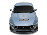 SEC10 Dashed Hood Decal; Silver (24-26 Mustang)
