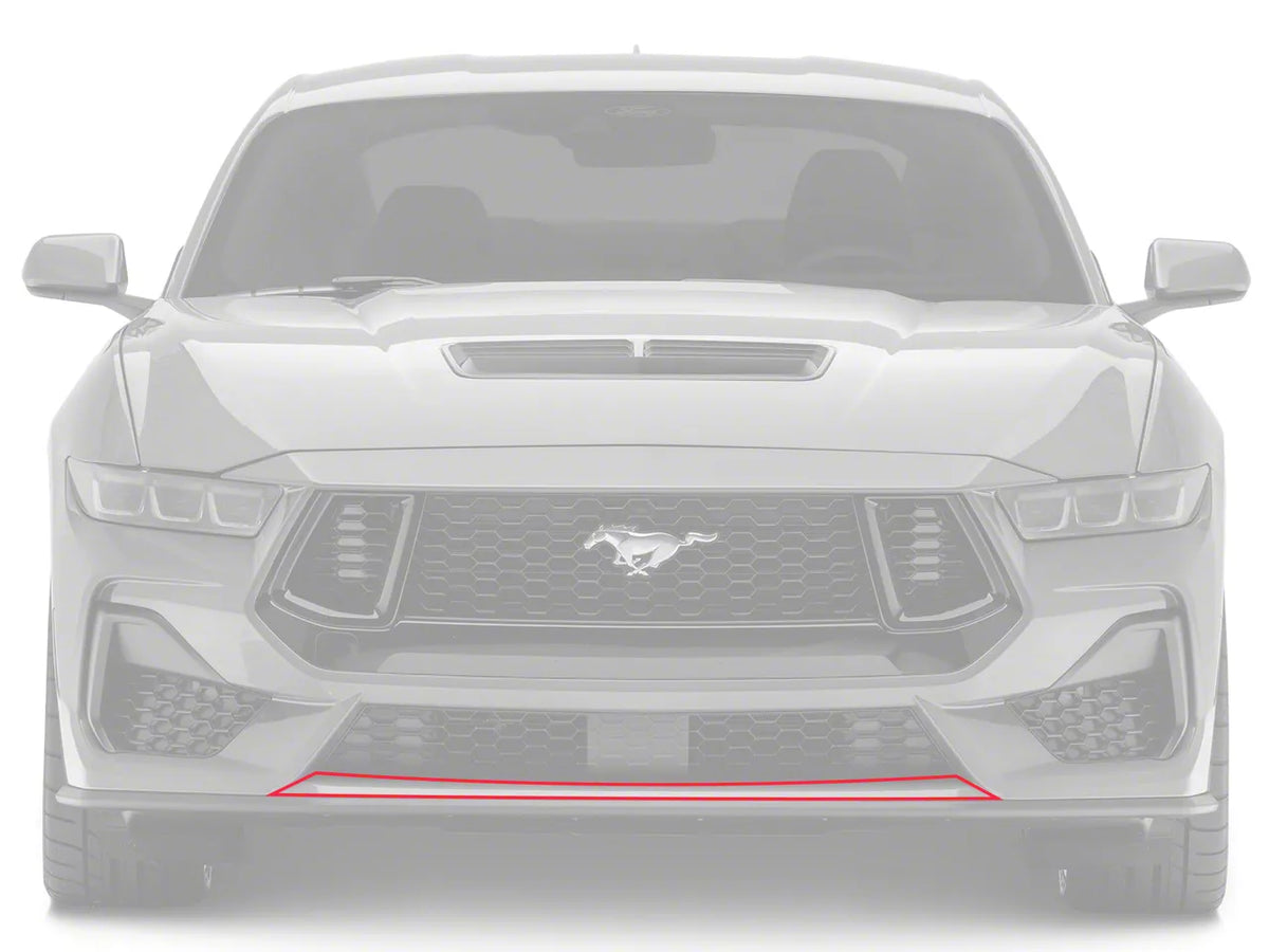 SEC10 Front Bumper Paint Protection Film; Bottom (24-26 Mustang)